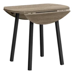 3pc Drop Leaf Wood Look Round Dining Set Dark Taupe - EveryRoom -Baxton Studio Shop GUEST 8839ba41 5d5a 4ebf af3c 20f3f0de2aeb