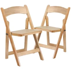 Flash Furniture 2 Pack HERCULES Series Wood Folding Chair With Vinyl Padded Seat -Baxton Studio Shop GUEST 884a8a4c 72f4 45d6 a709 94ee26d6ff6b