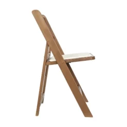 Emma And Oliver Weather-Resistant Wood Look Resin Folding Event Chair For Indoor/Outdoor Use -Baxton Studio Shop GUEST 886c521b 4a72 4345 b450 96c44bdf0558