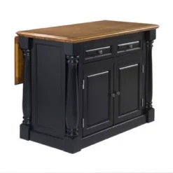 Monarch Kitchen Island With Oak Top Black - Homestyles -Baxton Studio Shop GUEST 88df8d2e 5b5d 4445 9722 91dcca7dbf10