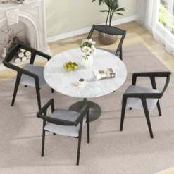 Costway Wooden Dining Chair Set Of 2 With Rubber Wood Frame Armrests Padded Cushion 11 Costway Wooden Dining Chair Set Of 2 With Rubber Wood Frame Armrests Padded Cushion -Baxton Studio Shop GUEST 88f8d67e dcf1 45b1 96e8 9491252cb546