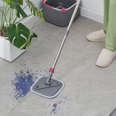 True & Tidy TrueClean Spin Mop & Bucket System With Silicone Sweeper 11 True & Tidy TrueClean Spin Mop & Bucket System With Silicone Sweeper - Image 11