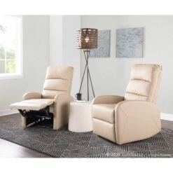 Dormi Contemporary Upholstered Recliner Chair - LumiSource -Baxton Studio Shop GUEST 893e2c7f 2763 4434 a3f2 8fec72db8744