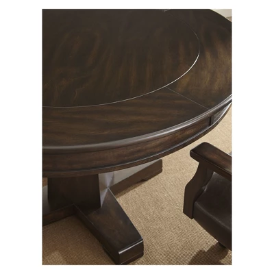 Rudy Dining And Game Table Walnut - Steve Silver Co. 3 Rudy Dining And Game Table Walnut - Steve Silver Co. - Image 3