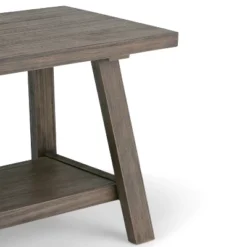 48" Stewart Solid Wood Entryway Bench Driftwood - WyndenHall -Baxton Studio Shop GUEST 89a1dbd7 8714 4d51 9c9c a18a36ec56b1