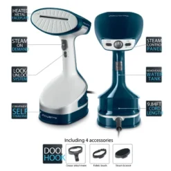 Rowenta Handheld Steamer For Clothes, 1600W, Navy Blue -Baxton Studio Shop GUEST 89ba4bf8 4790 4072 af81 a475f9127eb8