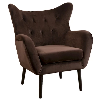Alyssa New Velvet Armchair - Christopher Knight Home 4 Alyssa New Velvet Armchair - Christopher Knight Home - Image 4