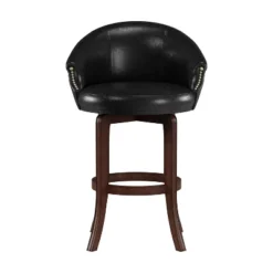 30" Dartford Swivel Barstool Brown/Black - Hillsdale Furniture