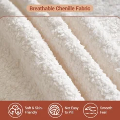 Modular Sectional Sofa, 110 Inch Seat L-Shaped Couch With 5 Throw Pillows, Chenille Floor Sofa, For Living Room, Bedroom, Office -Baxton Studio Shop GUEST 8a51215f 30fb 4f09 b1eb cc41c88afdb4