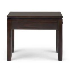 14" Essex Narrow Side Table Mahogany Brown - WyndenHall 12 14" Essex Narrow Side Table Mahogany Brown - WyndenHall -Baxton Studio Shop GUEST 8b126928 7ef2 4e3d b535 e1b0dc0b09ad