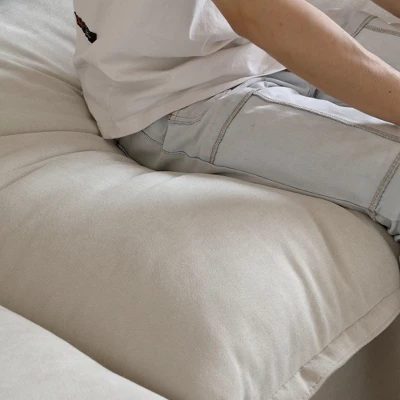 122.82" Cloud Modular Sectional Sofa,L Shaped Couch Down Filled With Chaise Ottoman,Deep Seat Couches For Living Room,Cushion Covers Removable 9 122.82" Cloud Modular Sectional Sofa,L Shaped Couch Down Filled With Chaise Ottoman,Deep Seat Couches For Living Room,Cushion Covers Removable - Image 9