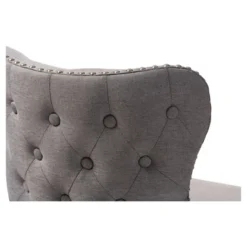 Gradisca Modern And Contemporary Wood Finishing Upholstered Barstools Set Of 2 - Baxton Studio -Baxton Studio Shop GUEST 8bf0b8f1 a237 4da8 a247 4065d5ebc0e4