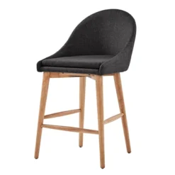 Set Of 2 24" Conrad Natural Danish Modern Counter Chair - Inspire Q -Baxton Studio Shop GUEST 8c5c56b7 3010 48a7 ad21 cb12690b2b24