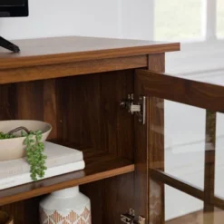 Tasi Transitional Farmhouse Glass Window Pane Door With Electric Fireplace TV Stand For TVs Up To 80" - Saracina Home 22 Tasi Transitional Farmhouse Glass Window Pane Door With Electric Fireplace TV Stand For TVs Up To 80" - Saracina Home -Baxton Studio Shop GUEST 8c7abe5e 7b84 483d 8b6c e693527293a4