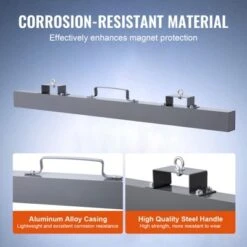 VEVOR 93 Lbs Hanging Magnetic Sweeper Pickup Tool, Nail Hang-Type Magnetic Forklift Sweeper, Industrial-Grade Magnets Steel Material, Gray 11 VEVOR 93 Lbs Hanging Magnetic Sweeper Pickup Tool, Nail Hang-Type Magnetic Forklift Sweeper, Industrial-Grade Magnets Steel Material, Gray -Baxton Studio Shop GUEST 8cb45e90 c362 45ab 9fd0 0a06098779ac