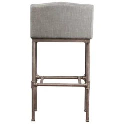 26" Dillon Counter Height Barstool Silver/Gray - Hillsdale Furniture -Baxton Studio Shop GUEST 8ce1aa41 5c82 4896 bae3 d588423d0a35