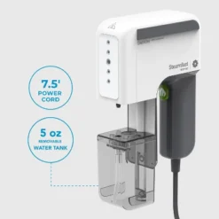 SteamFast Nomad Handheld Travel Garment Steamer: Portable Iron For Clothes, 800W, Automatic Shut-Off, 5oz Tank Capacity -Baxton Studio Shop GUEST 8d201b6a 07ff 4564 a5ca ce50206e4e85