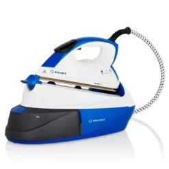 Reliable Corporation Maven 125IS 1L Home Ironing Station: Ceramic Soleplate, Digital Display, Vertical Steam, 1500W, Auto Shut-Off -Baxton Studio Shop GUEST 8d296de9 79fc 497f 8e49 bd6472842ed1