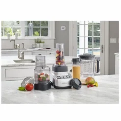Refurbished: Cuisinart BFP-650GMFR SmartPower Duet Blender, Food Processor, Stainless Steel – Manufacturer Refurbished