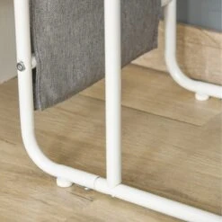 HOMCOM End Table, C-Shaped Side Table With Storage Bag For Living Room, Bedroom, White, Gray, Oak 8 HOMCOM End Table, C-Shaped Side Table With Storage Bag For Living Room, Bedroom, White, Gray, Oak -Baxton Studio Shop GUEST 8e2b7975 ebd2 4534 b7f8 da03e1a9f033