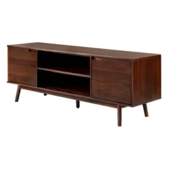 Solid Wood Mid-Century Modern TV Stand For TVs Up To 80" - Saracina Home -Baxton Studio Shop GUEST 8e79d6b8 8dd2 4a61 a818 5cca332ec6d2