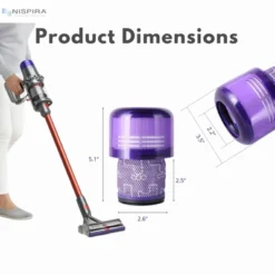 Nispira V11 Vacuum Filter Replacement For Dyson Cordless V11 Animal V11 Complete V11 Extra V15 Detect SV15 SV14 SV17 SV22 SV28, Part 970013-02, 3 Pks