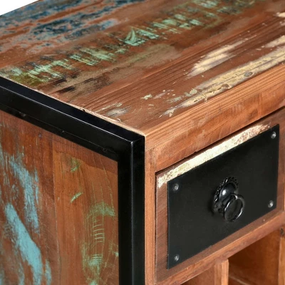 VidaXL Wine Rack For 16 Bottles Solid Reclaimed Wood 4 VidaXL Wine Rack For 16 Bottles Solid Reclaimed Wood - Image 4