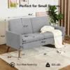 Dyonery 68" Loveseat Sofa, Comfy Couches For Living Room, Mid Century Modern Love Seat Sofa, Tool-Free Setup Small Couches For Bedroom Office