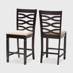 Set Of 2 Caron Finished Wood Counter Height Pub Chairs - Baxton Studio 15 Set Of 2 Caron Finished Wood Counter Height Pub Chairs - Baxton Studio -Baxton Studio Shop GUEST 8f6ebe45 5ebf 467e 91a3 b9590acee015