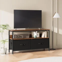 Dresser TV Stand 50 Inch Entertainment Center With Storage TV Stand For Bedroom Small TV Stand Dresser With Drawers And Shelves -Baxton Studio Shop GUEST 8f8b2fd6 b578 422f a4dc 574d29784889
