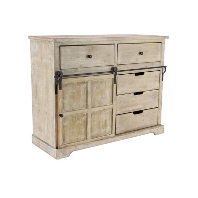 Farmhouse 5 Drawer Cabinet Brown - Olivia & May 1 Farmhouse 5 Drawer Cabinet Brown - Olivia & May