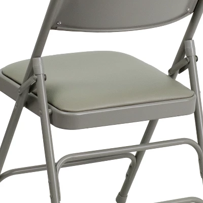 Emma And Oliver 4 Pack Home & Office Portable Party Events Padded Metal Folding Chair 7 Emma And Oliver 4 Pack Home & Office Portable Party Events Padded Metal Folding Chair - Image 7