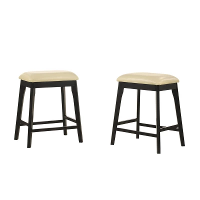Set Of 2 25" Mirabelle Upholstered Counter Height Barstools - Carolina Chair & Table 4 Set Of 2 25" Mirabelle Upholstered Counter Height Barstools - Carolina Chair & Table - Image 4