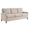 Ashton Upholstered Fabric Sofa Beige - Modway