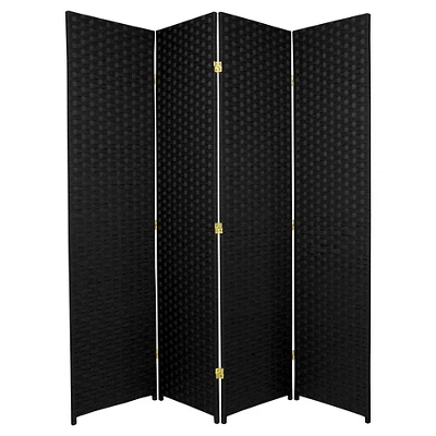 6 Ft. Tall Woven Fiber Room Divider - Oriental Furniture 2 6 Ft. Tall Woven Fiber Room Divider - Oriental Furniture - Image 2