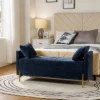 Arrigo Upholstered Flip Top Storage Bench With Arms |ARTFUL LIVING DESIGN