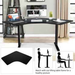 Costway 72'' L Shaped Splice Desktop For Standard & Sit To Stand Desk Frame -Baxton Studio Shop GUEST 908bc5ff 5949 4a45 8105 d99325359f66