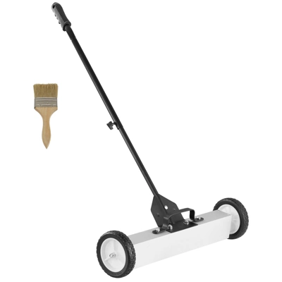 VEVOR 50Lbs Rolling Magnetic Sweeper With Wheels, Push-Type Magnetic Pick Up Sweeper, 24-inch Magnet Pickup Lawn Sweeper 8 VEVOR 50Lbs Rolling Magnetic Sweeper With Wheels, Push-Type Magnetic Pick Up Sweeper, 24-inch Magnet Pickup Lawn Sweeper - Image 8