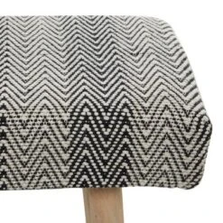 Bohemian Wood Cotton Upholstered Bench - Olivia & May -Baxton Studio Shop GUEST 90ea31a5 c39e 4b0f 8f11 16dfd5ff8e9a
