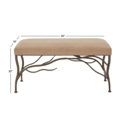 Farmhouse Wood Rectangle Bench Brown - Olivia & May -Baxton Studio Shop GUEST 913ea92e 30a8 4f11 be7d 4f507c6ca31b
