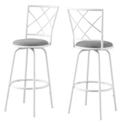 Set Of 2 Metal Armless Barstool - EveryRoom -Baxton Studio Shop GUEST 9148f473 c5eb 447f a0f3 602540731794
