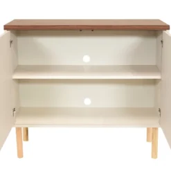 Sunnydaze Decor Sunnydaze Indoor Mid-Century Modern 2-Door Accent Buffet Cabinet With Shelves -Baxton Studio Shop GUEST 916f48d7 b231 4345 a445 141d527a3799