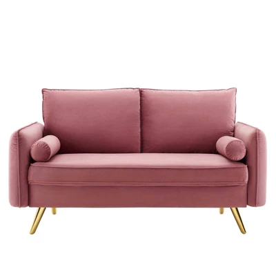 Revive Performance Velvet Loveseat - Modway 4 Revive Performance Velvet Loveseat - Modway - Image 4