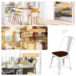 Costway Set Of 4 Tolix Style Metal Dining Side Chair Wood Seat Stackable Cafe Bistro 13 Costway Set Of 4 Tolix Style Metal Dining Side Chair Wood Seat Stackable Cafe Bistro -Baxton Studio Shop GUEST 91e3125f 2551 4037 81e7 606a504f94ed
