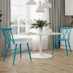 Set Of 2 Avery Metal Dining Chairs - Lifestyle Solutions