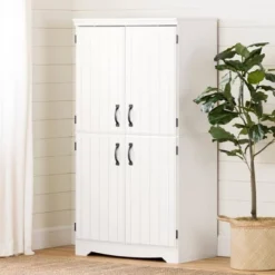 Farnel 4 Door Storage Cabinet Pure White - South Shore 14 Farnel 4 Door Storage Cabinet Pure White - South Shore -Baxton Studio Shop GUEST 924ec7fb 2a72 48b2 9da5 e16cb5d54d24