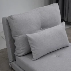 HOMCOM Convertible Flip Chair, Floor Lazy Sofa, Folding Couch Bed With Adjustable Backrest, Metal Frame And Pillows, Living Room Bedroom 8 HOMCOM Convertible Flip Chair, Floor Lazy Sofa, Folding Couch Bed With Adjustable Backrest, Metal Frame And Pillows, Living Room Bedroom -Baxton Studio Shop GUEST 927b1bad 6867 4755 affd 3b61cd54a833