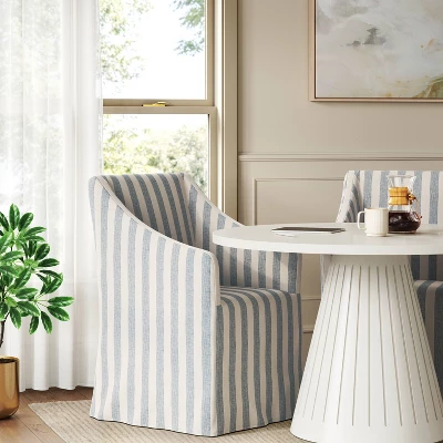 Replacement Slipcover Only For Sloped Arm Dining Chair - Threshold™ 1 Replacement Slipcover Only For Sloped Arm Dining Chair - Threshold™