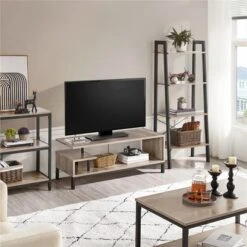 Yaheetech Free Standing TV Table Wood Elegant TV Stand Console Table 9 Yaheetech Free Standing TV Table Wood Elegant TV Stand Console Table -Baxton Studio Shop GUEST 92d5abda bad3 4c39 8366 35b344be0abb