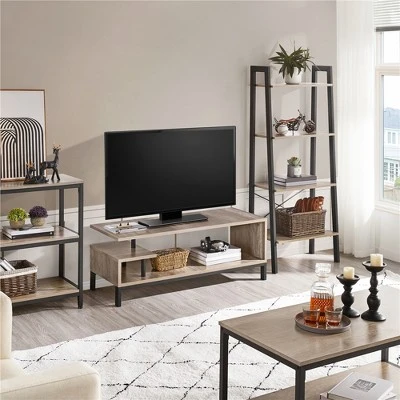 Yaheetech Free Standing TV Table Wood Elegant TV Stand Console Table 3 Yaheetech Free Standing TV Table Wood Elegant TV Stand Console Table - Image 3